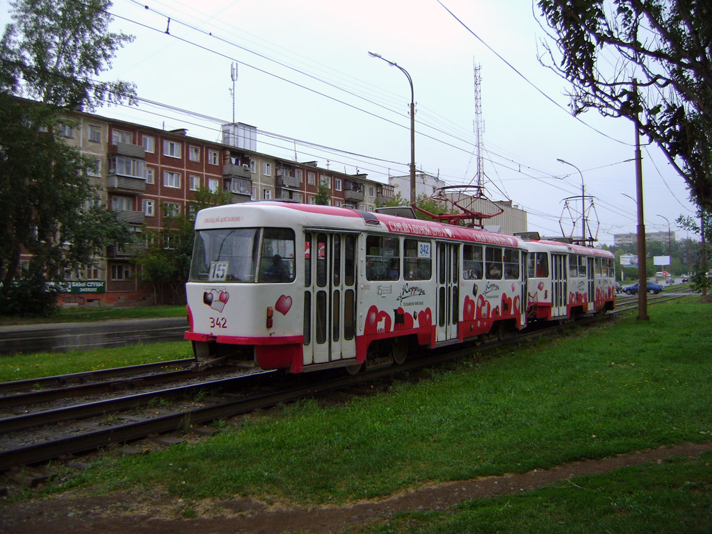 Екатеринбург, Tatra T3SU № 342