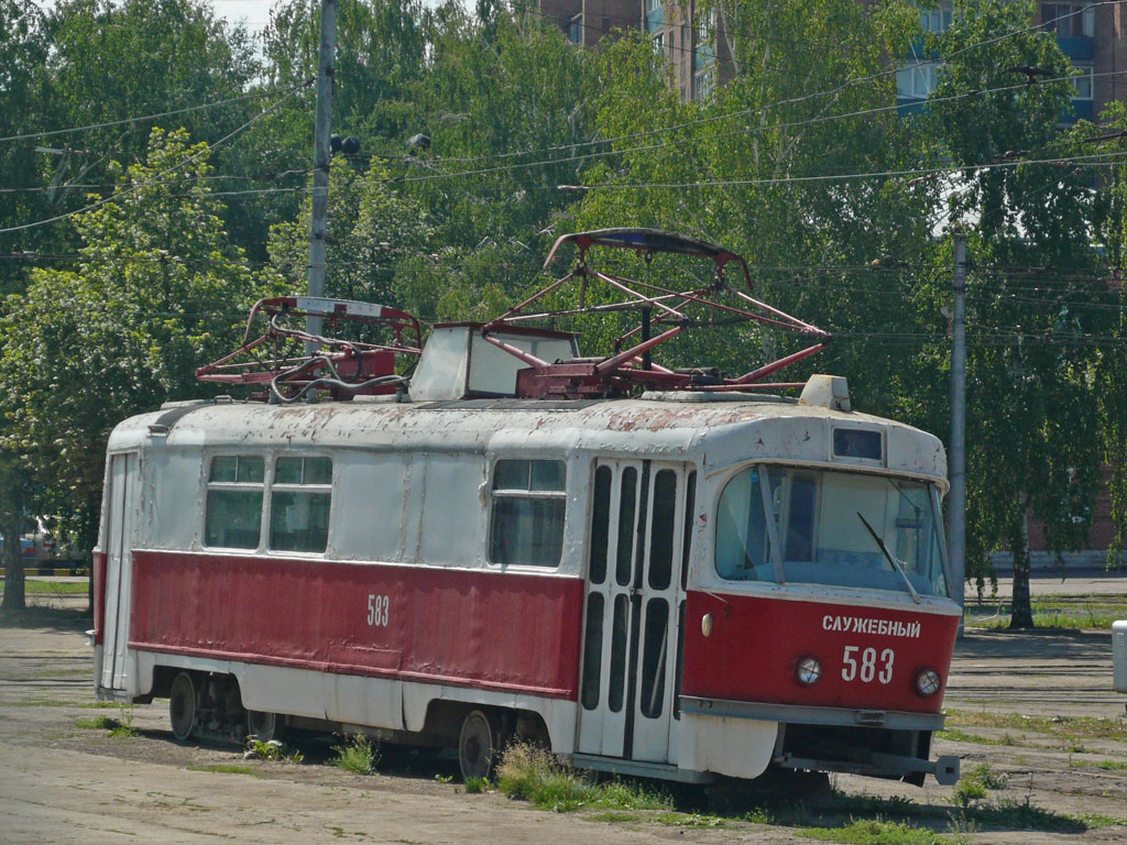 Самара, Tatra T3SU (двухдверная) № 583; Самара — Городское трамвайное депо