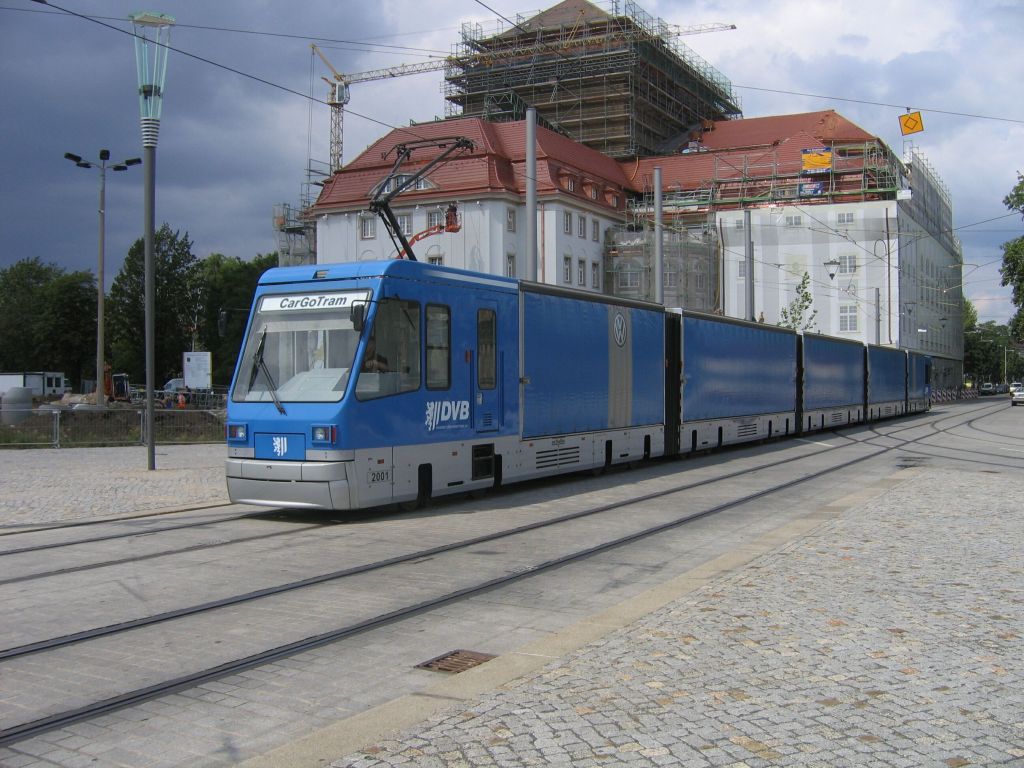Дрезден, Schalker Eisenhütte CarGoTram № 2001; Дрезден — Грузовой трамвай «CarGoTram» (2001 — 2020)