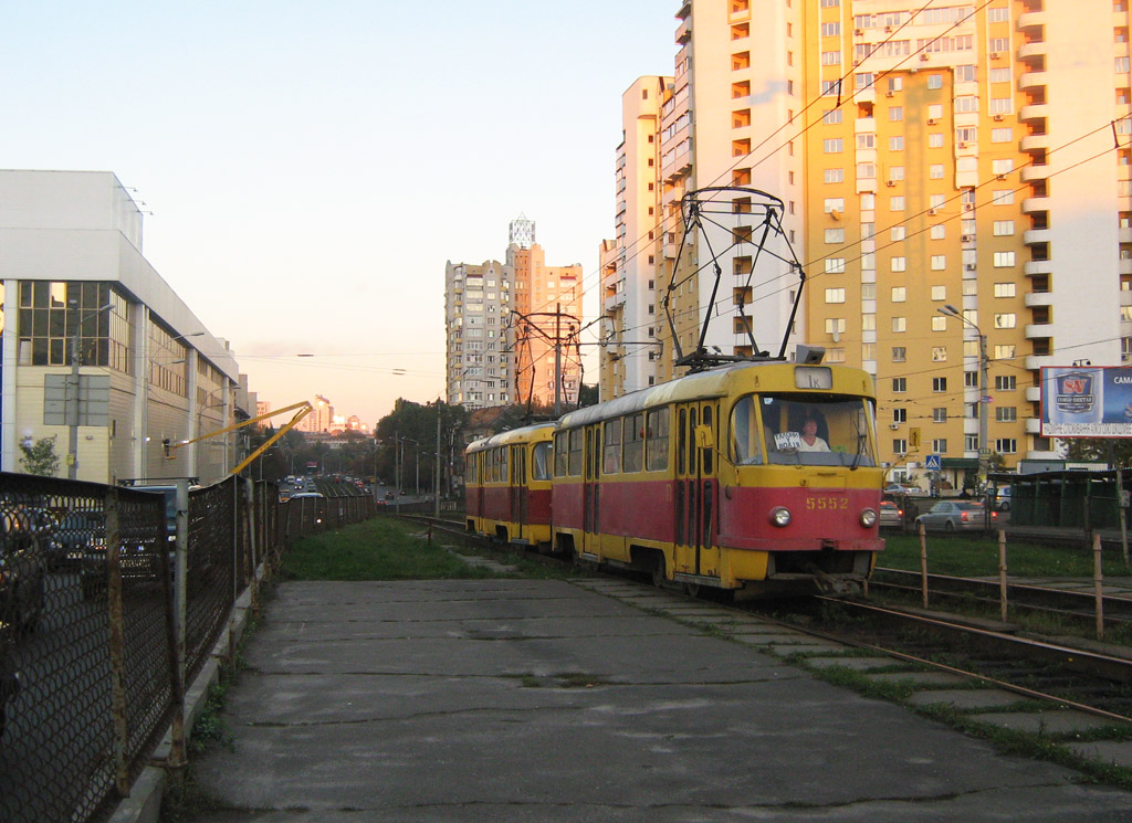 Киев, Tatra T3SU № 5552