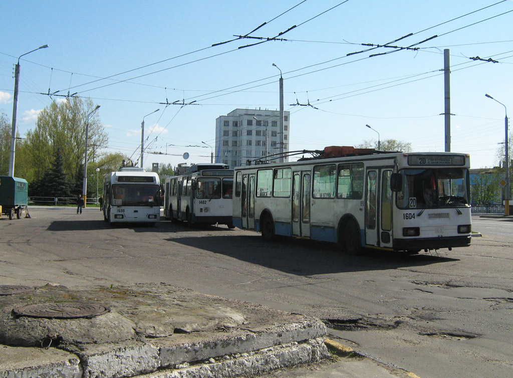 Гомель, БКМ 32102 № 1698; Гомель, БКМ 201 № 1604; Гомель — Конечные станции