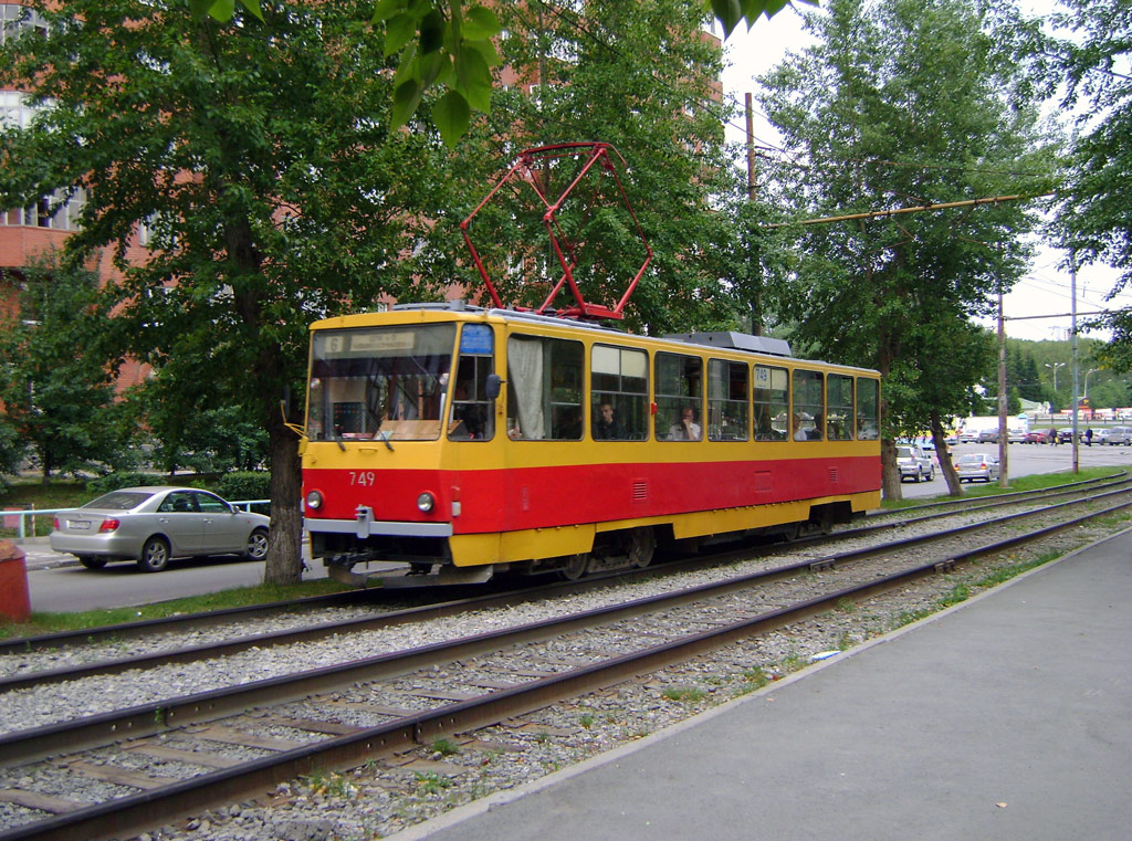Екатеринбург, Tatra T6B5SU № 749