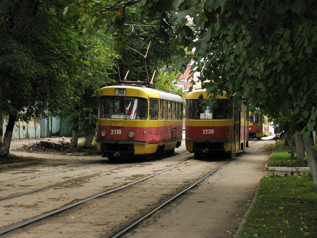 Ульяновск, Tatra T3SU (двухдверная) № 2110; Ульяновск, Tatra T3SU № 2230