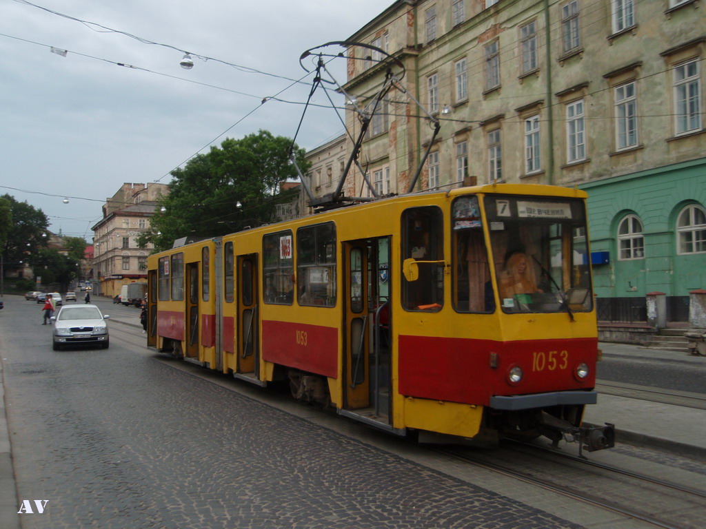 Львов, Tatra KT4SU № 1053