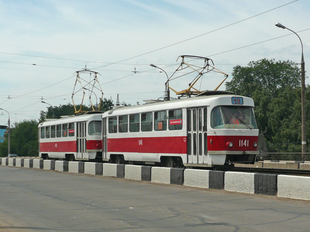 Самара, Tatra T3SU (двухдверная) № 1141