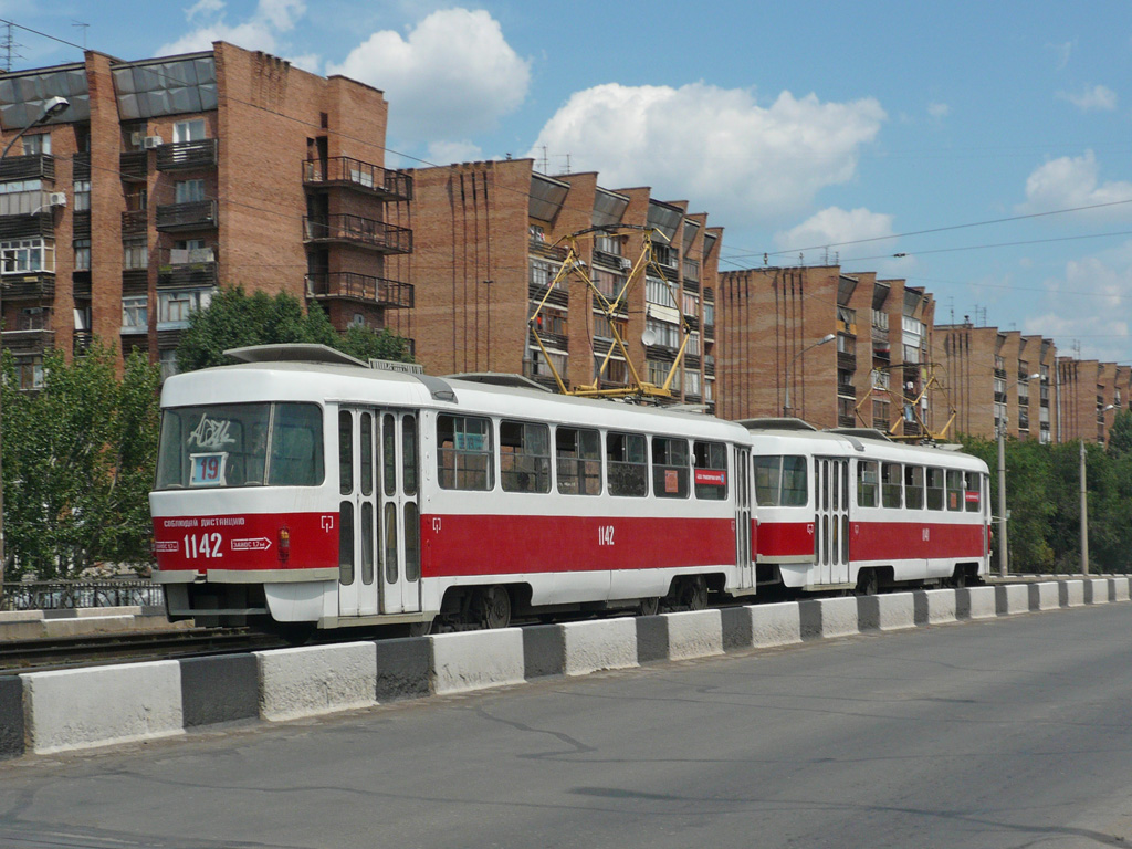 Самара, Tatra T3SU (двухдверная) № 1142