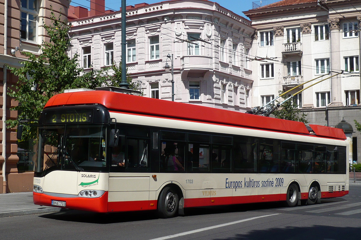 Вільнюс, Solaris Trollino II 15 AC № 1703