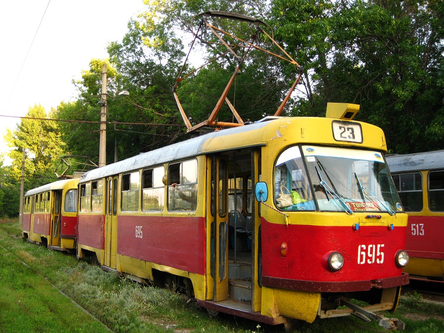 Харьков, Tatra T3SU № 695