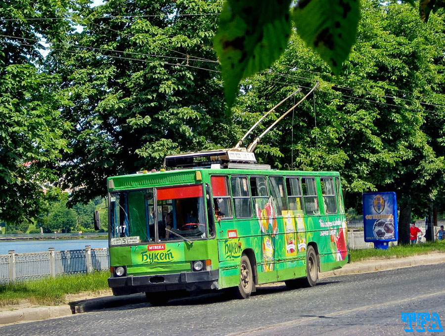 Тернополь, ЮМЗ Т1Р (Т2П) № 117