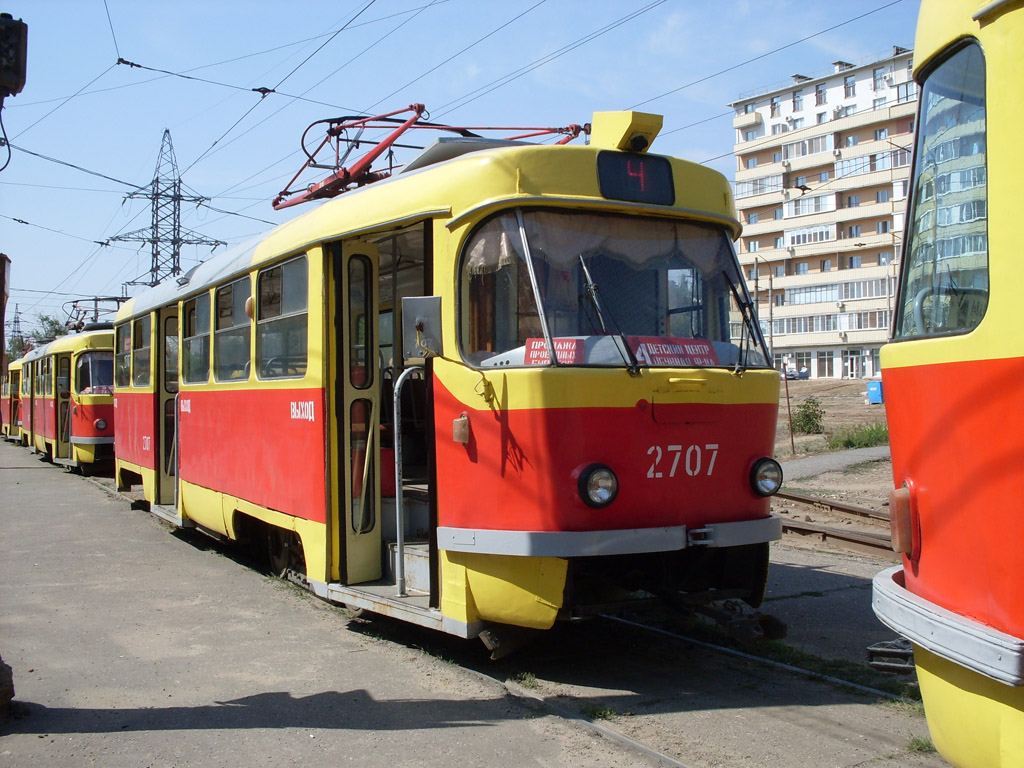 Волгоград, Tatra T3SU № 2707