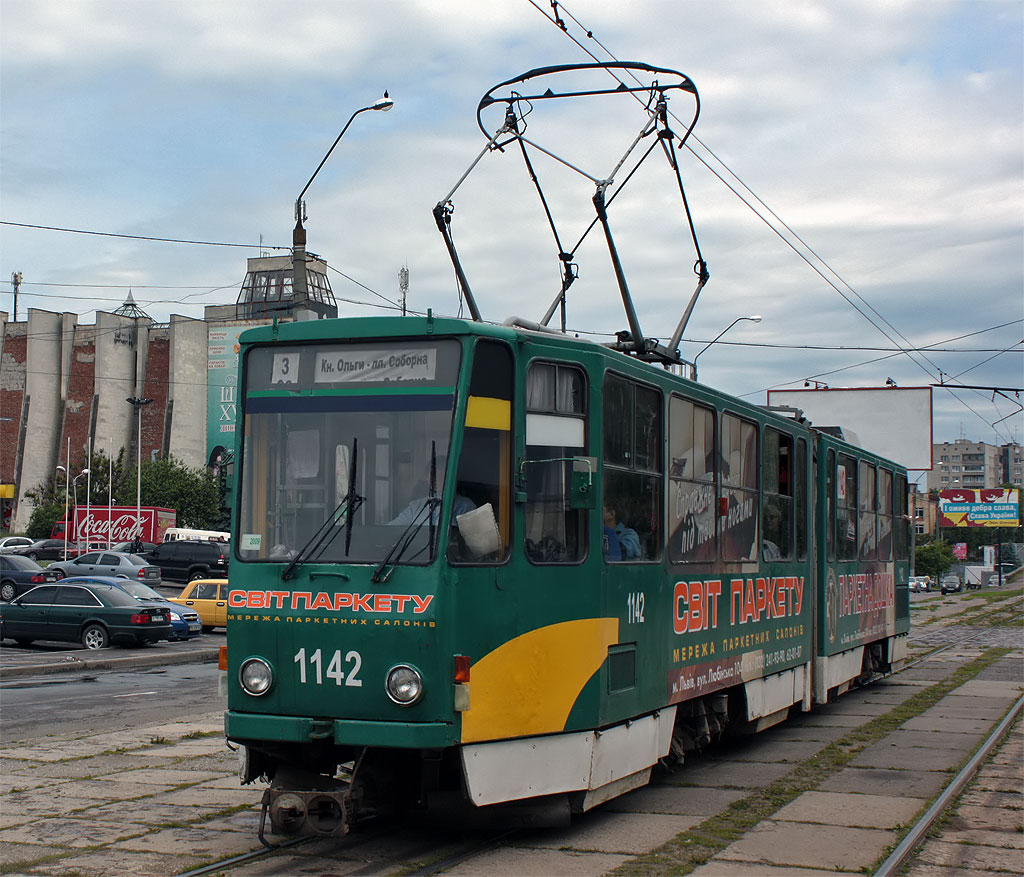 Львов, Tatra KT4SU № 1142