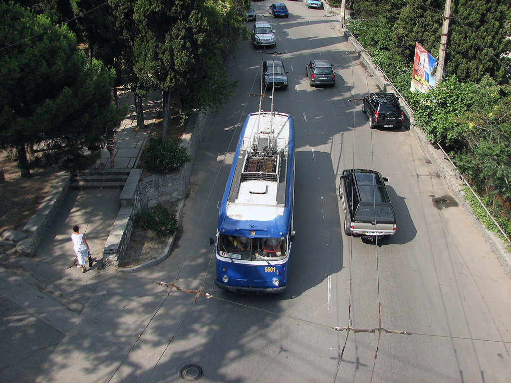 Крымский троллейбус, Škoda 9Tr19 № 5501