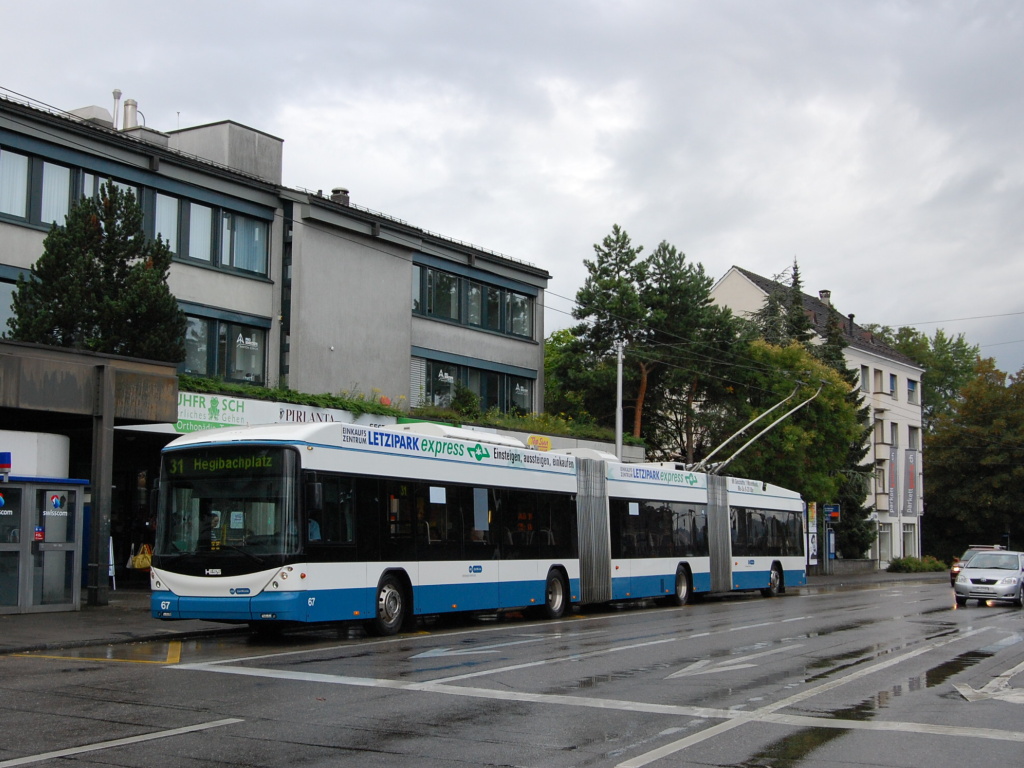 Цюрих, Hess lighTram (BGGT-N2C) № 67