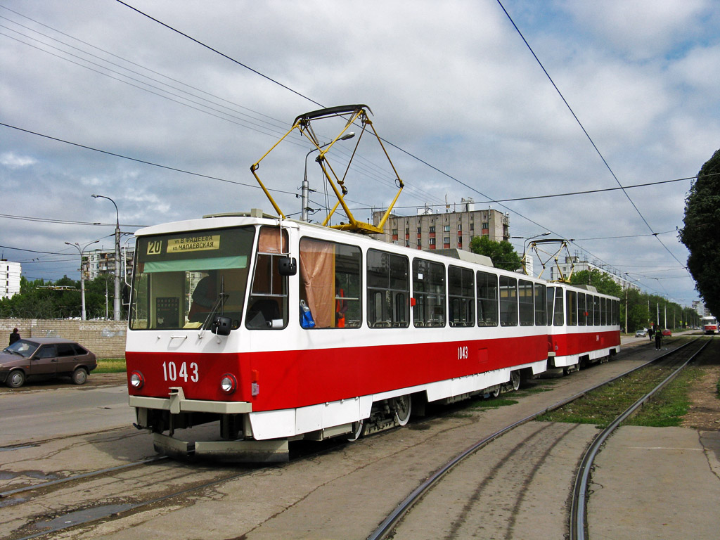 Самара, Tatra T6B5SU № 1043