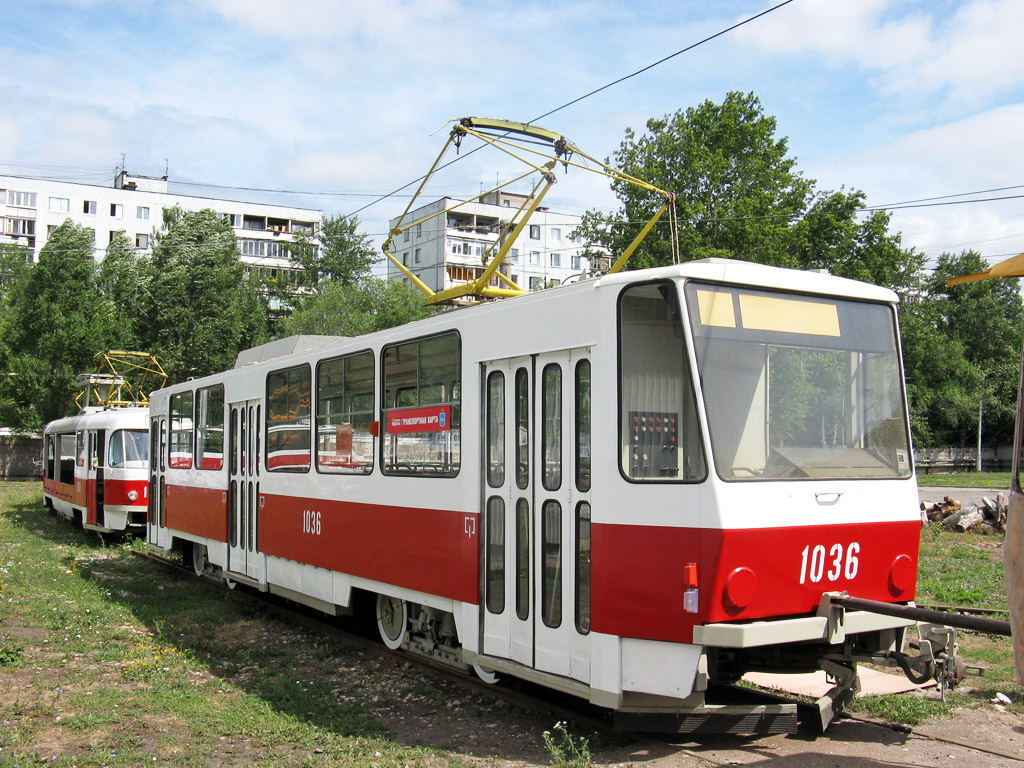 Самара, Tatra T6B5SU № 1036; Самара — Северное трамвайное депо