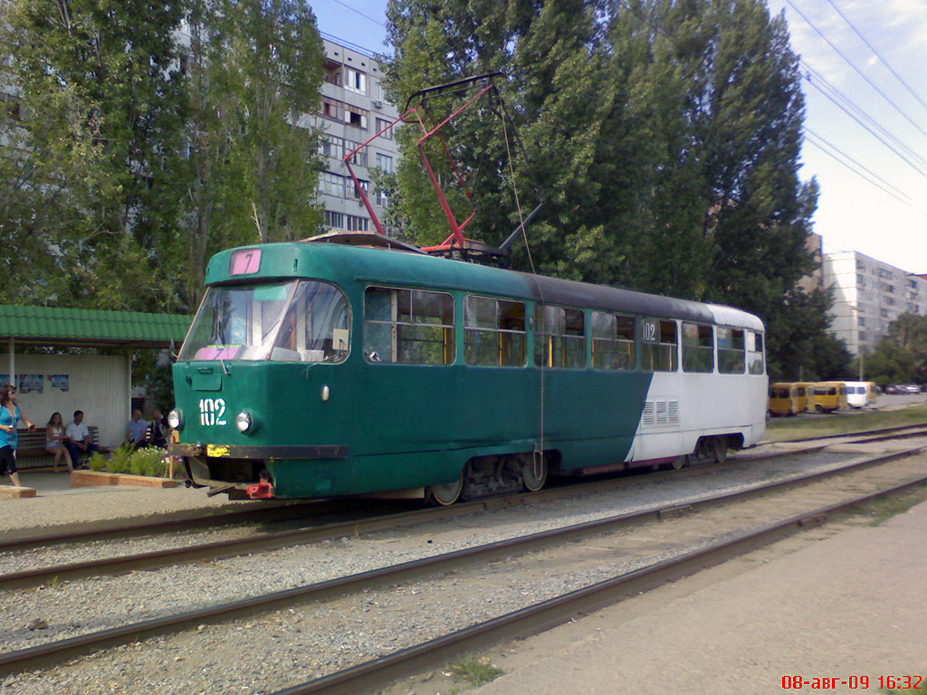 Волжский, Tatra T3SU № 102