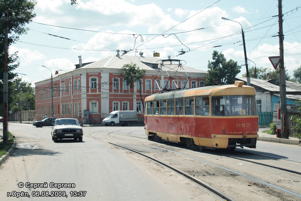 Орёл, Tatra T3SU № 057