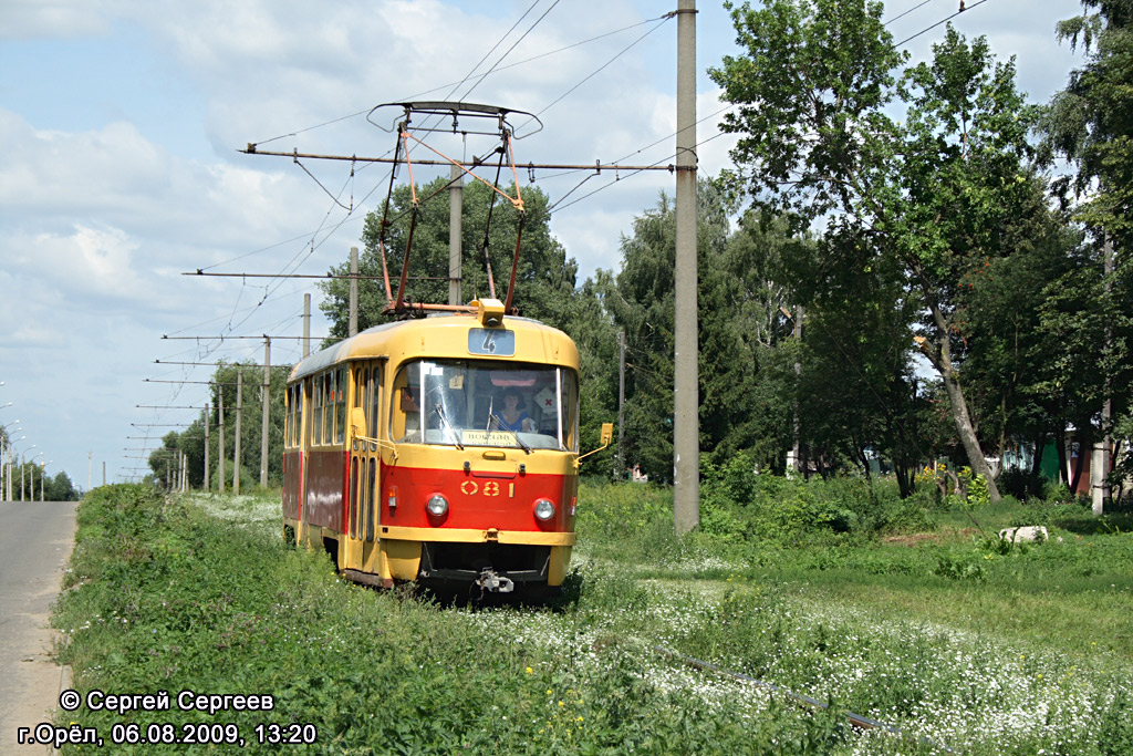 Орёл, Tatra T3SU № 081