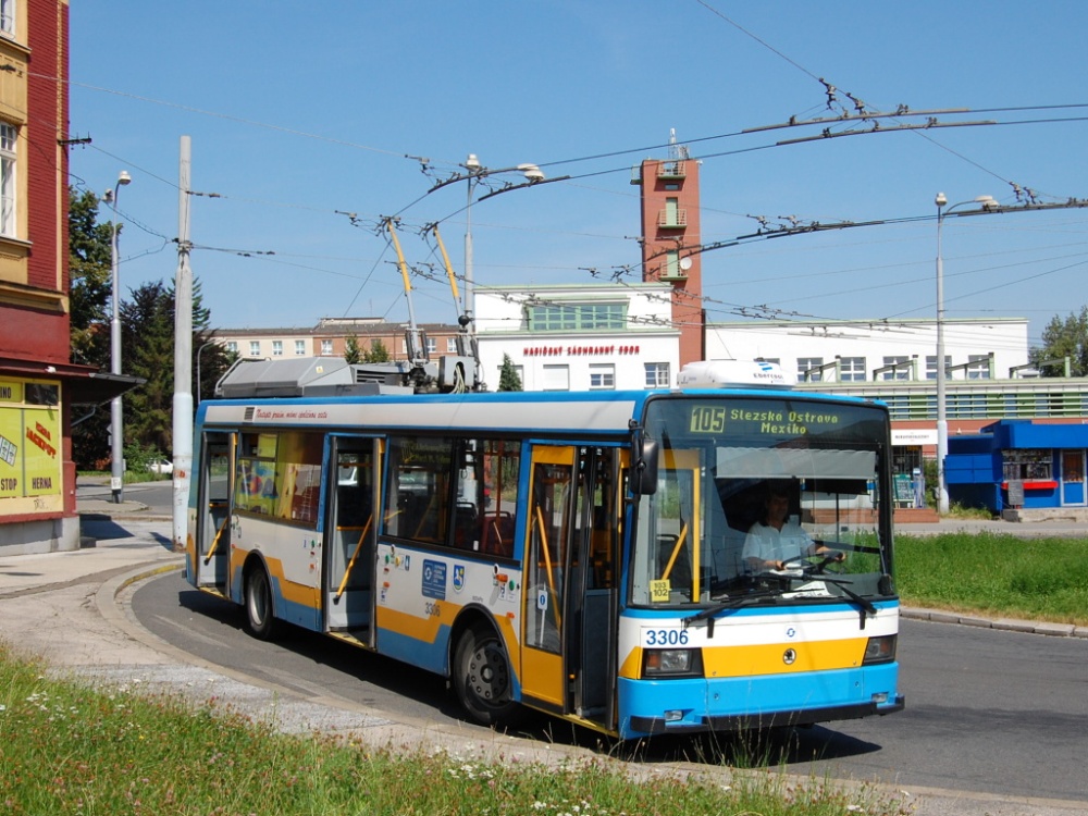 Острава, Škoda 21Tr № 3306
