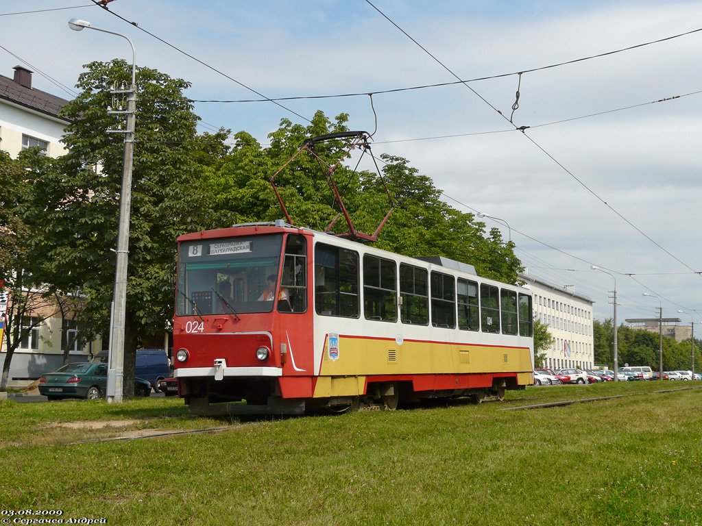 Минск, Tatra T6B5SU № 024