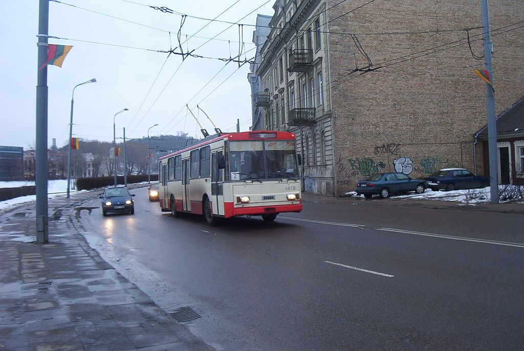 Вильнюс, Škoda 14Tr02 № 1419
