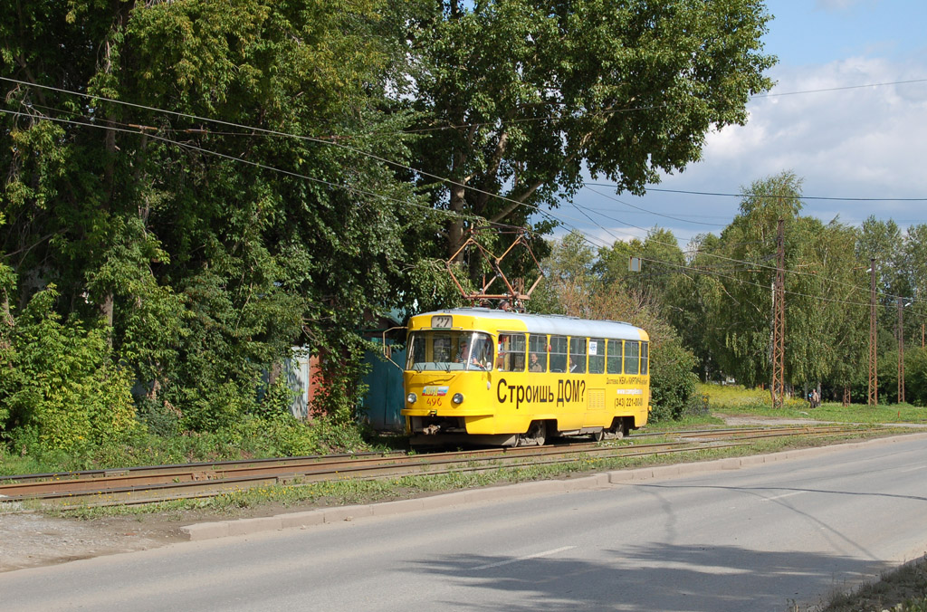 Екатеринбург, Tatra T3SU (двухдверная) № 496