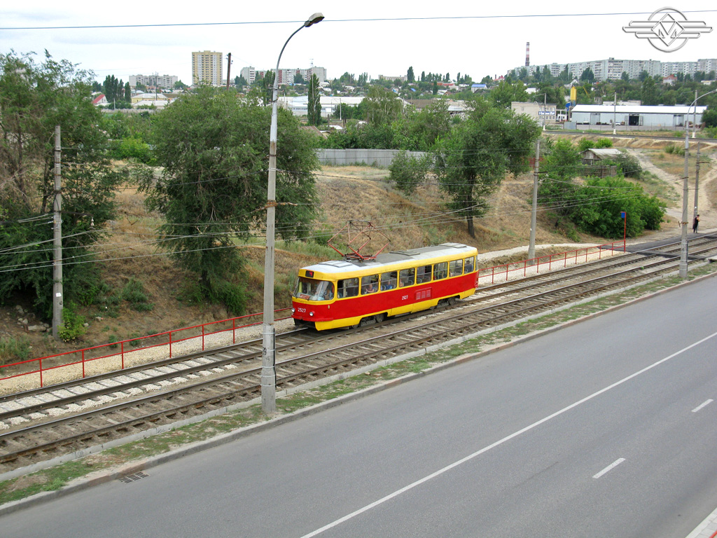 Волгоград, Tatra T3SU (двухдверная) № 2527
