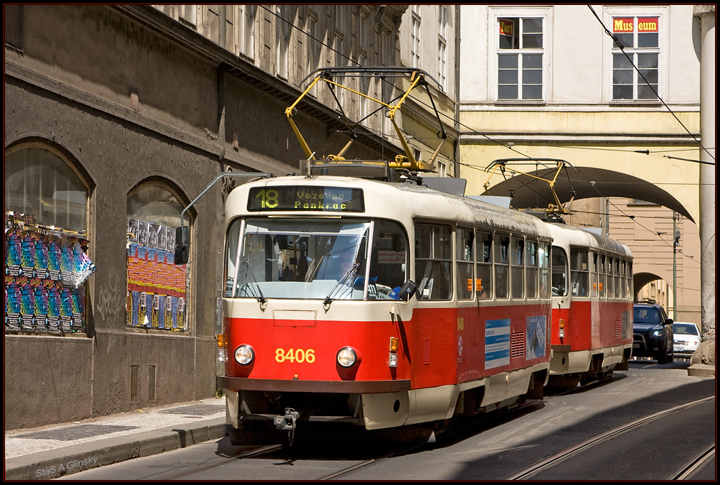 Prague, Tatra T3R.P № 8406