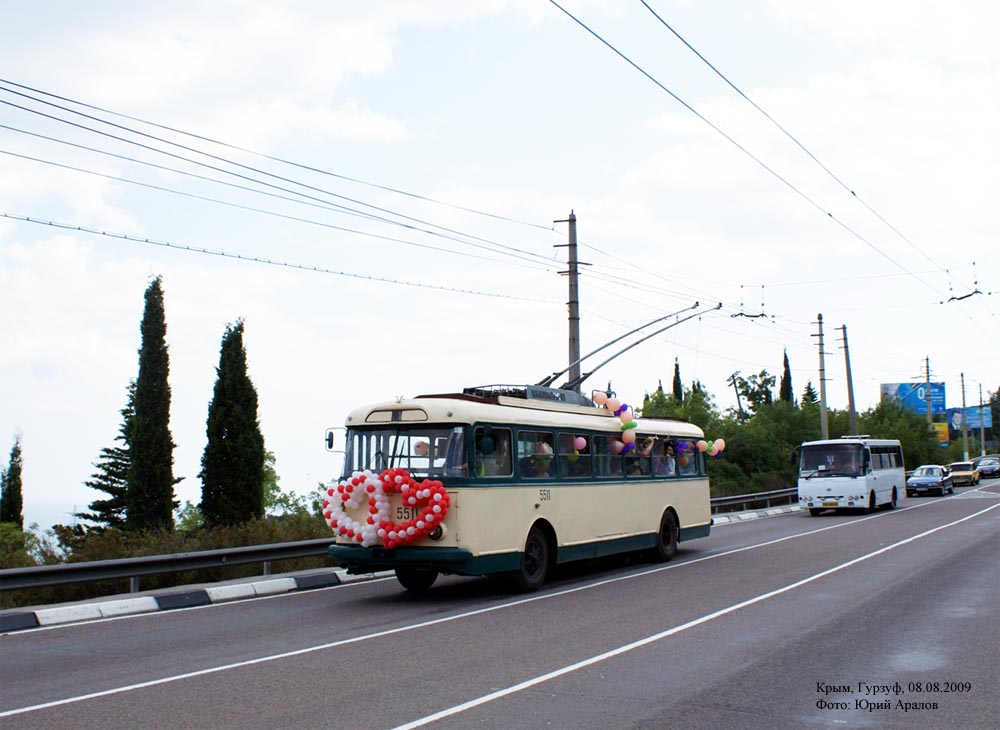 Крымский троллейбус, Škoda 9Tr19 № 5511