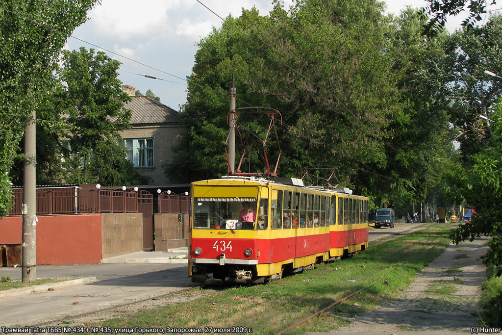 Запорожье, Tatra T6B5SU № 434