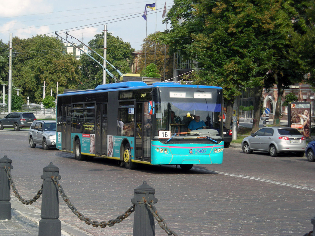 Kyjev, LAZ E183D1 č. 2907