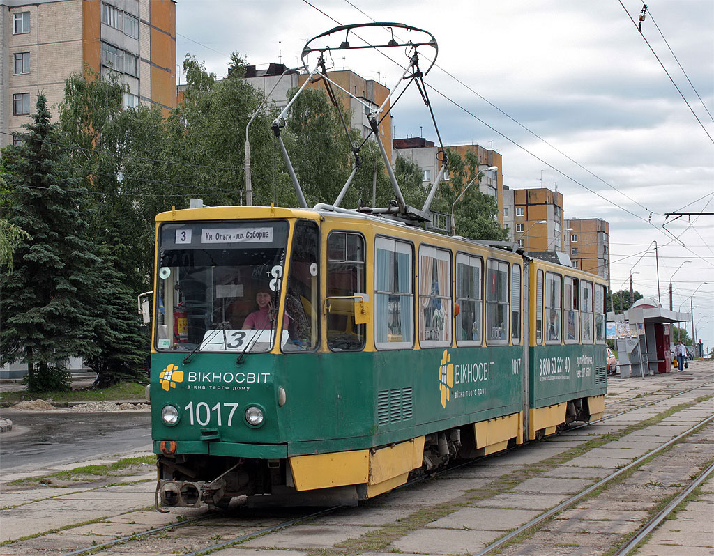 Львов, Tatra KT4SU № 1017