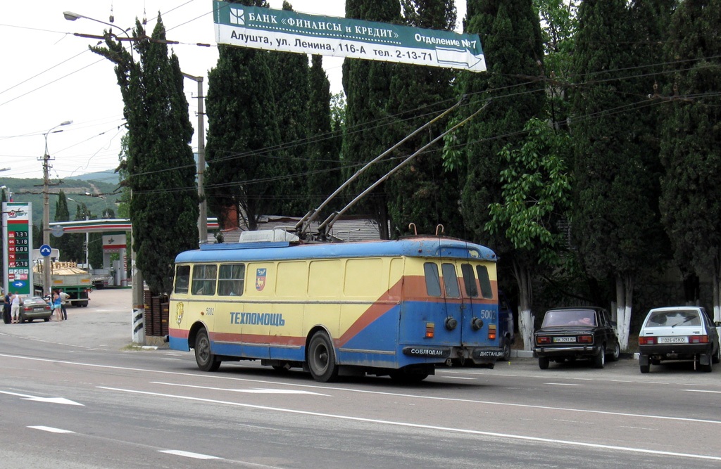 Крымский троллейбус, Škoda 9Tr10 № 5002