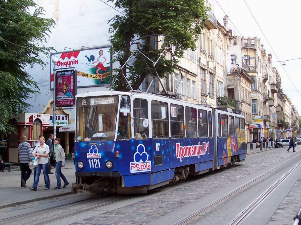 Львов, Tatra KT4SU № 1121