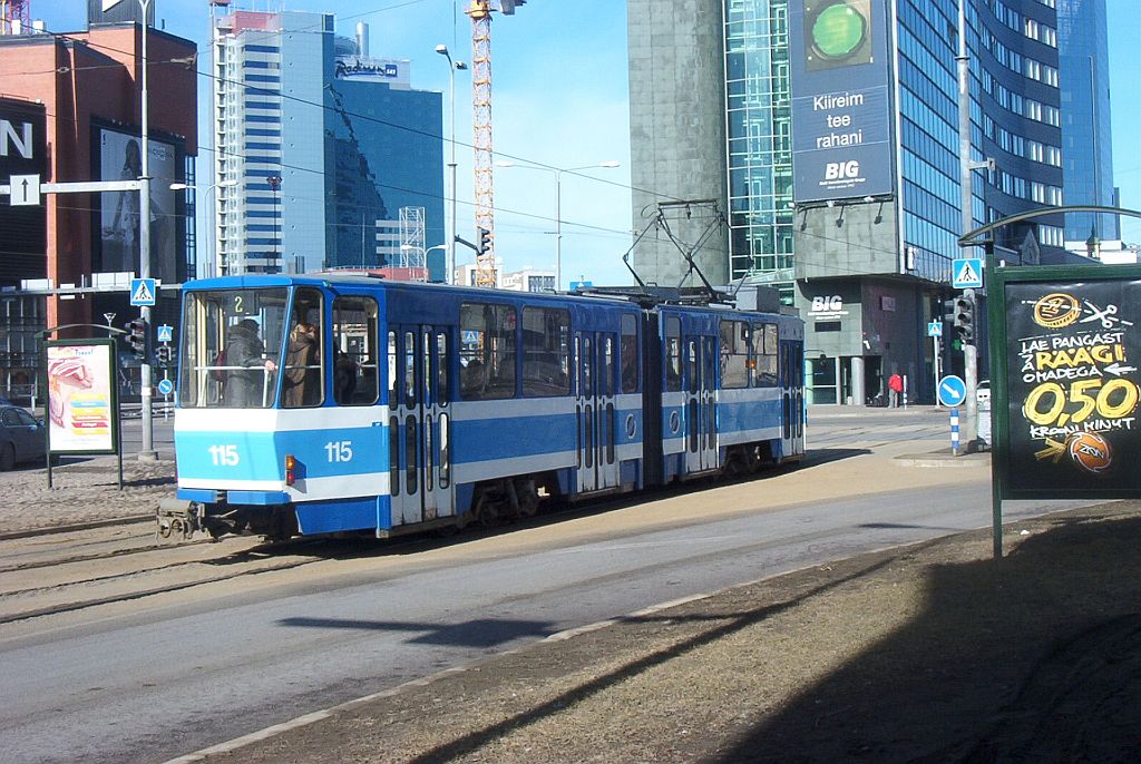 Таллин, Tatra KT4SU № 115