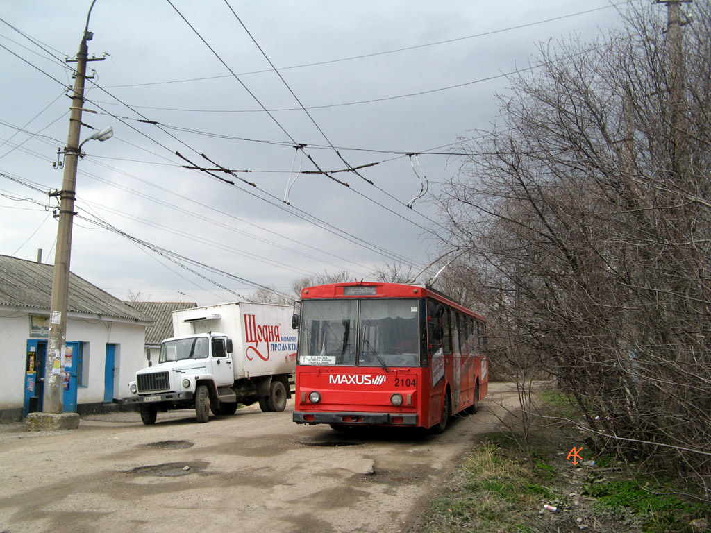 Крымский троллейбус, Škoda 14Tr89/6 № 2104