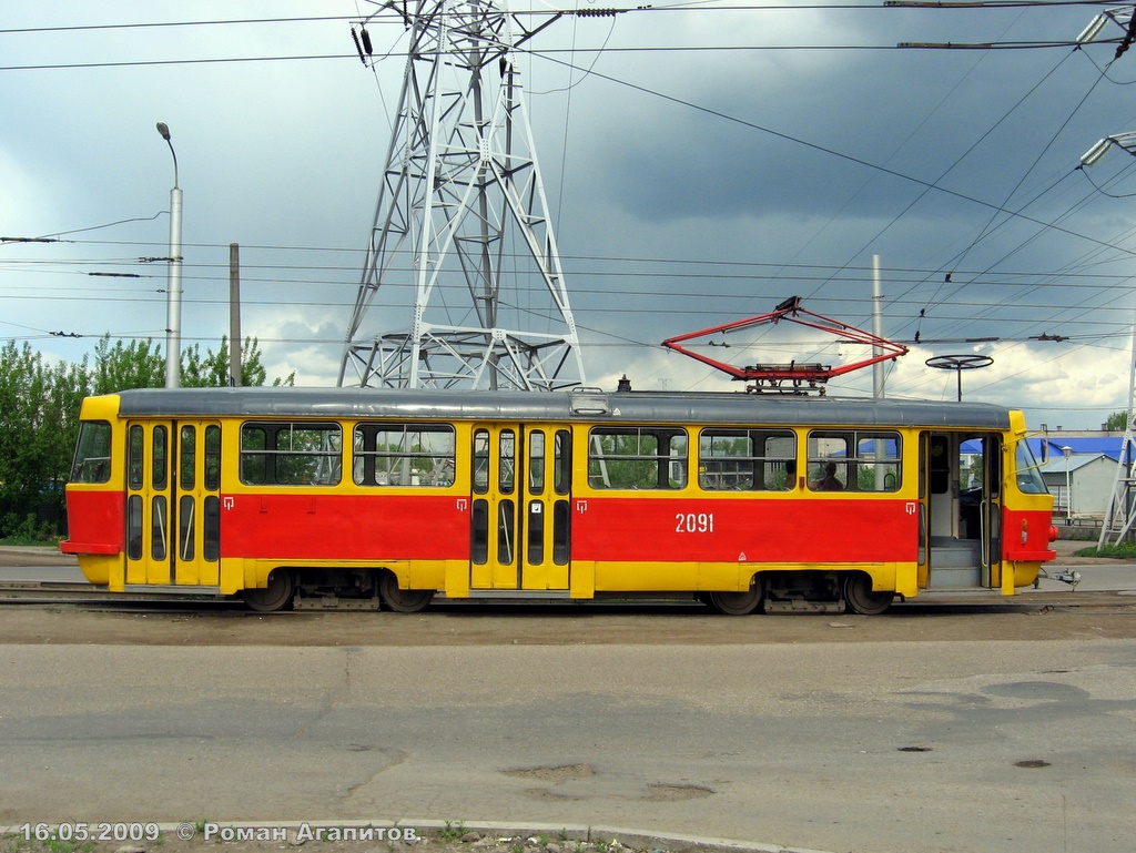 Уфа, Tatra T3D № 2091