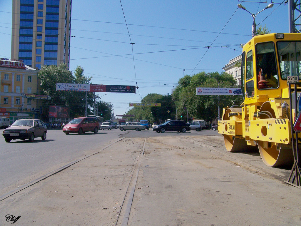 Voronezh — Track dismantling and maintenance