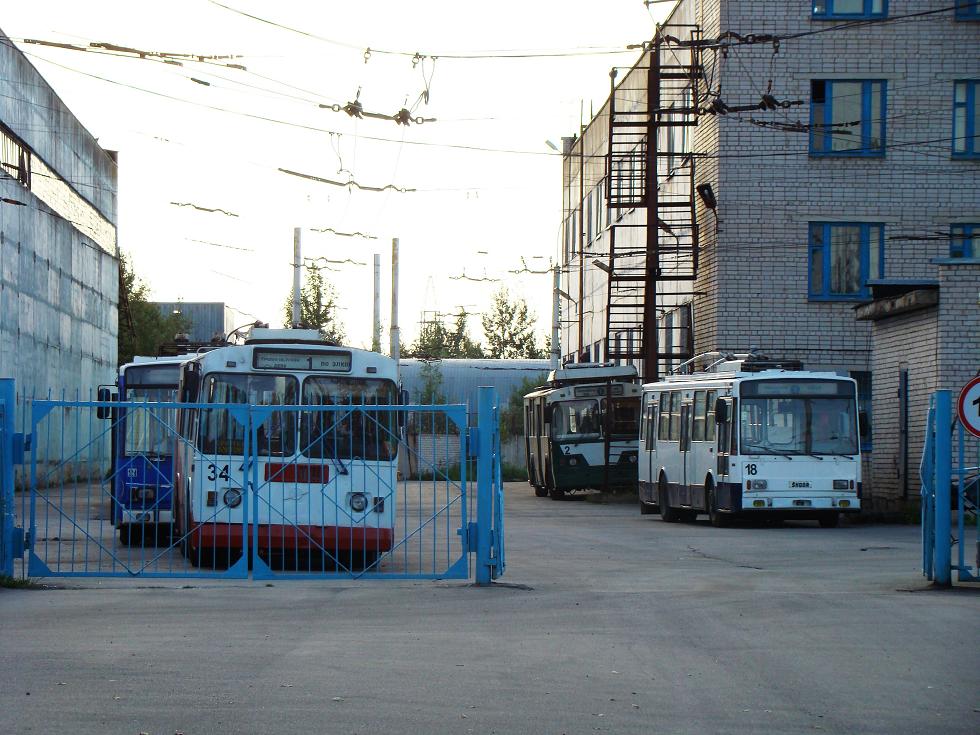 Nowogród Wielki, Škoda 14TrM (VMZ) Nr 18; Nowogród Wielki — Trolleybus depot