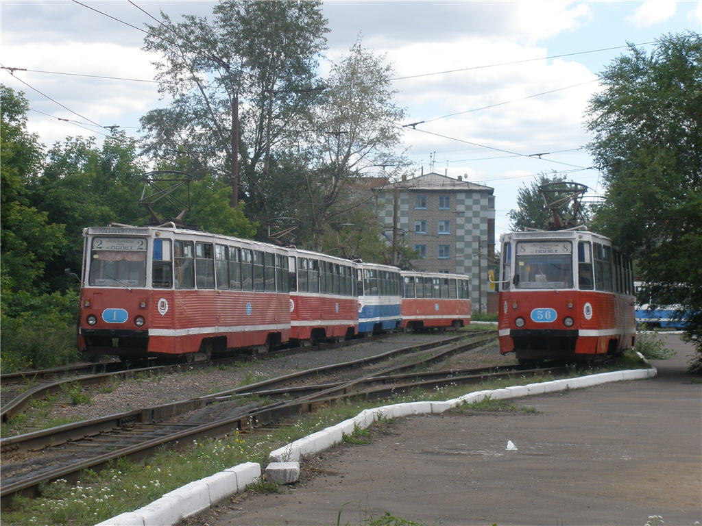 Омск, 71-605А № 1; Омск, 71-605А № 56