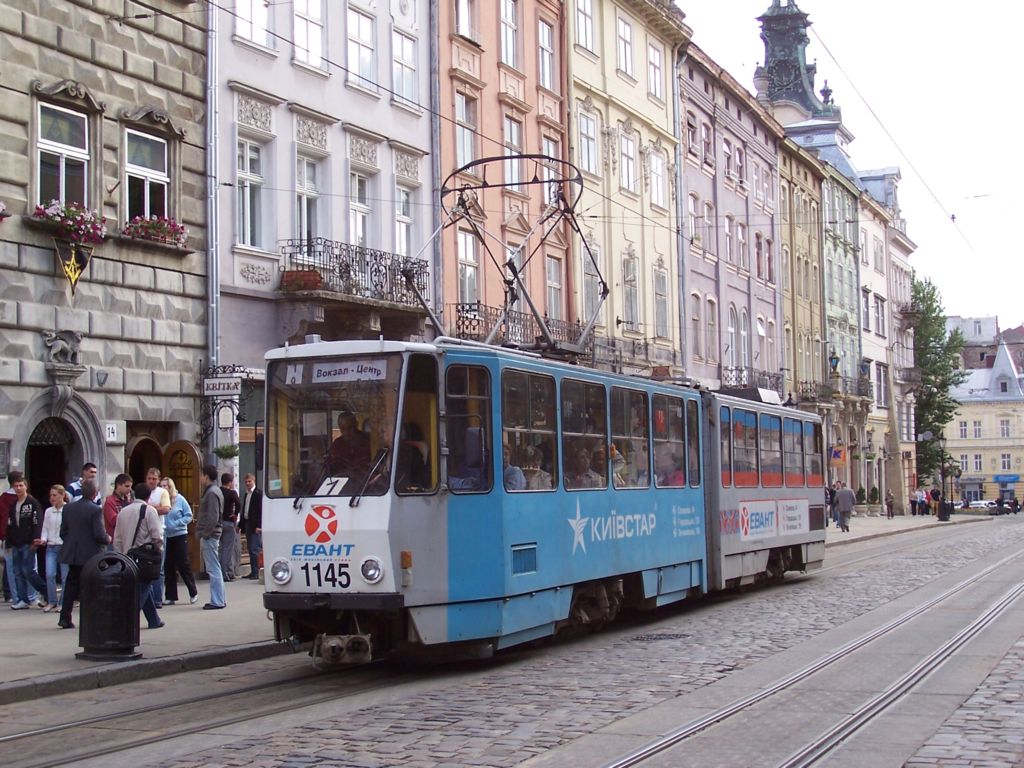 Львов, Tatra KT4SU № 1145
