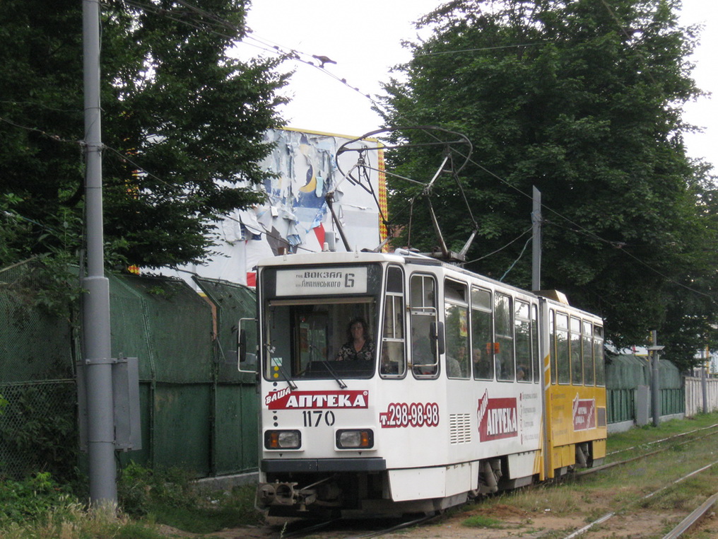 Львов, Tatra KT4D № 1170