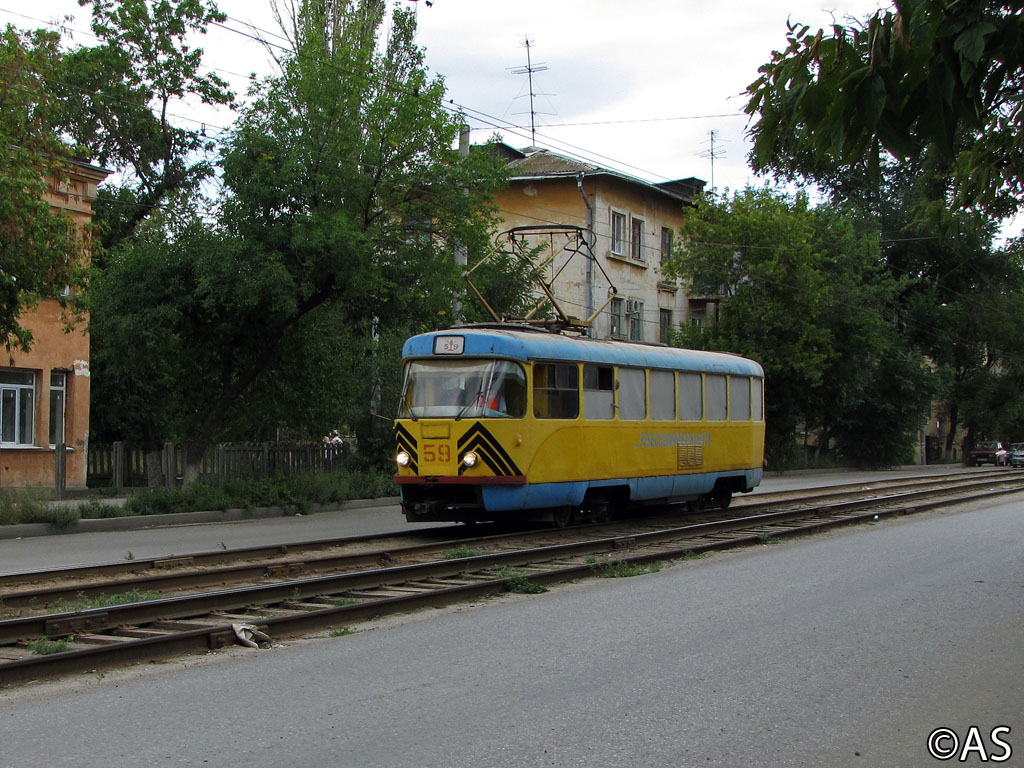 Волгоград, Tatra T3SU (двухдверная) № 59