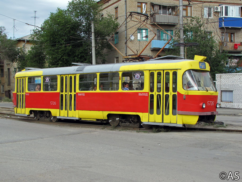 Волгоград, Tatra T3SU № 5726