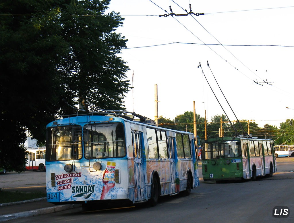 Одеса, ЗиУ-682Г [Г00] № 864; Одеса, ЗиУ-682Г [Г00] № 866