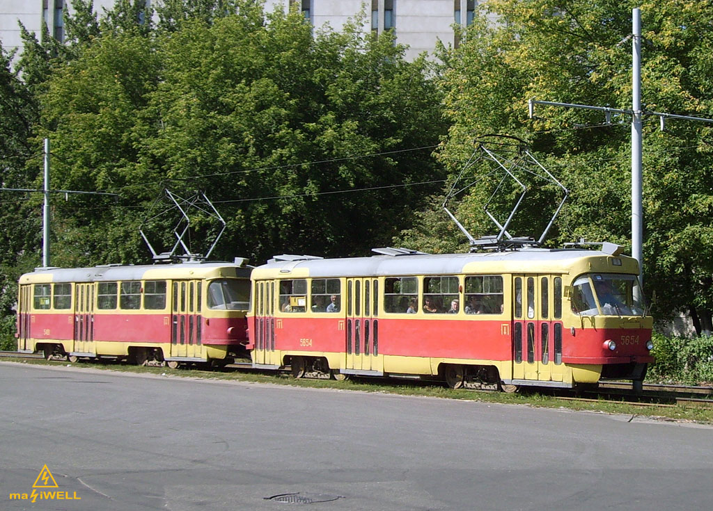 Киев, Tatra T3SU № 5654