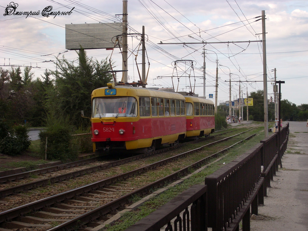 Волгоград, Tatra T3SU № 5824