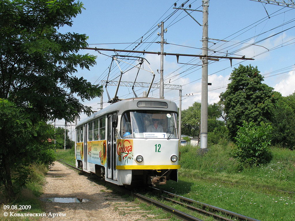 Пятигорск, Tatra T4D № 12