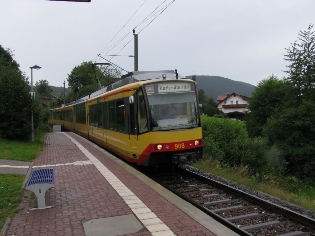 Карлсруэ, Siemens GT8-100D/M-2S № 908