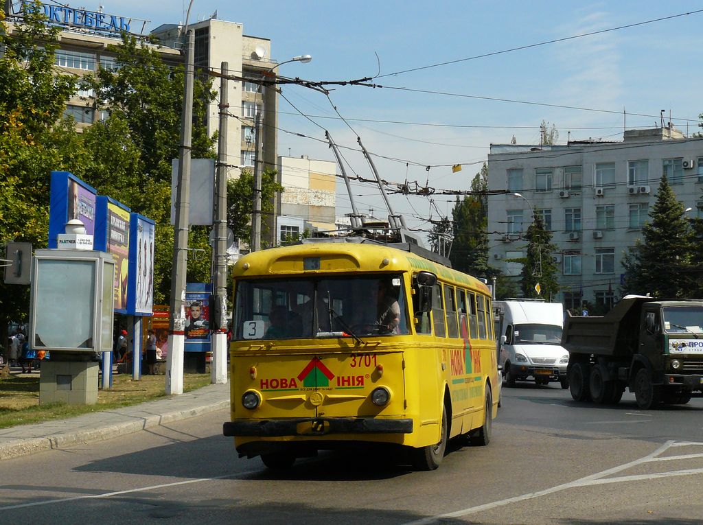 Крымский троллейбус, Škoda 9TrH27 № 3701